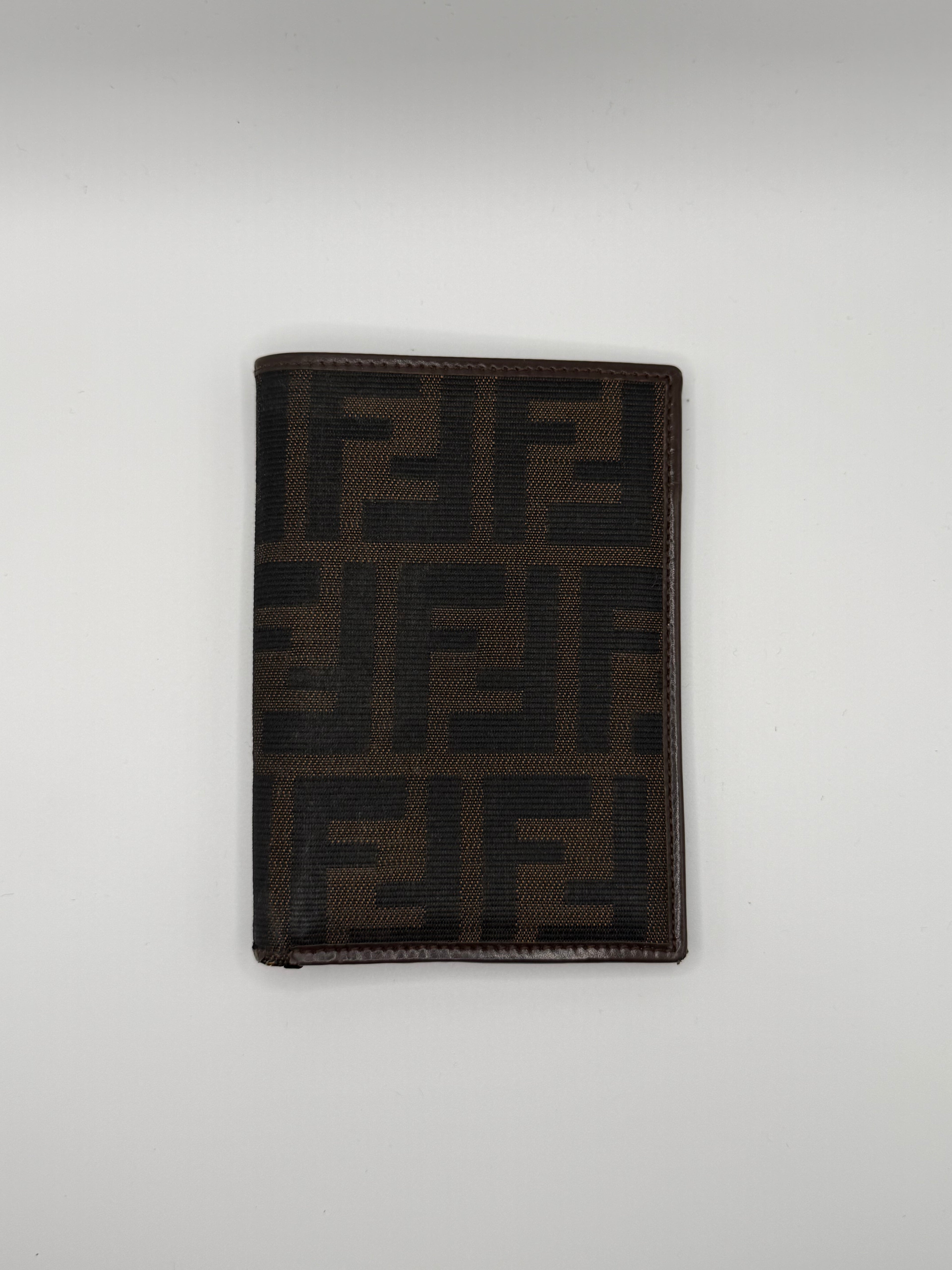 Le Portefeuille Fendi Zucca Bifold - Toile FF Marron