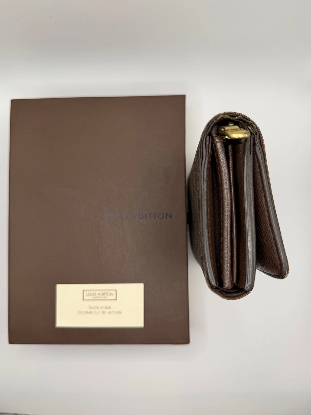 Le Portefeuille Louis Vuitton Trésor - Toile Damier Ébène STYL