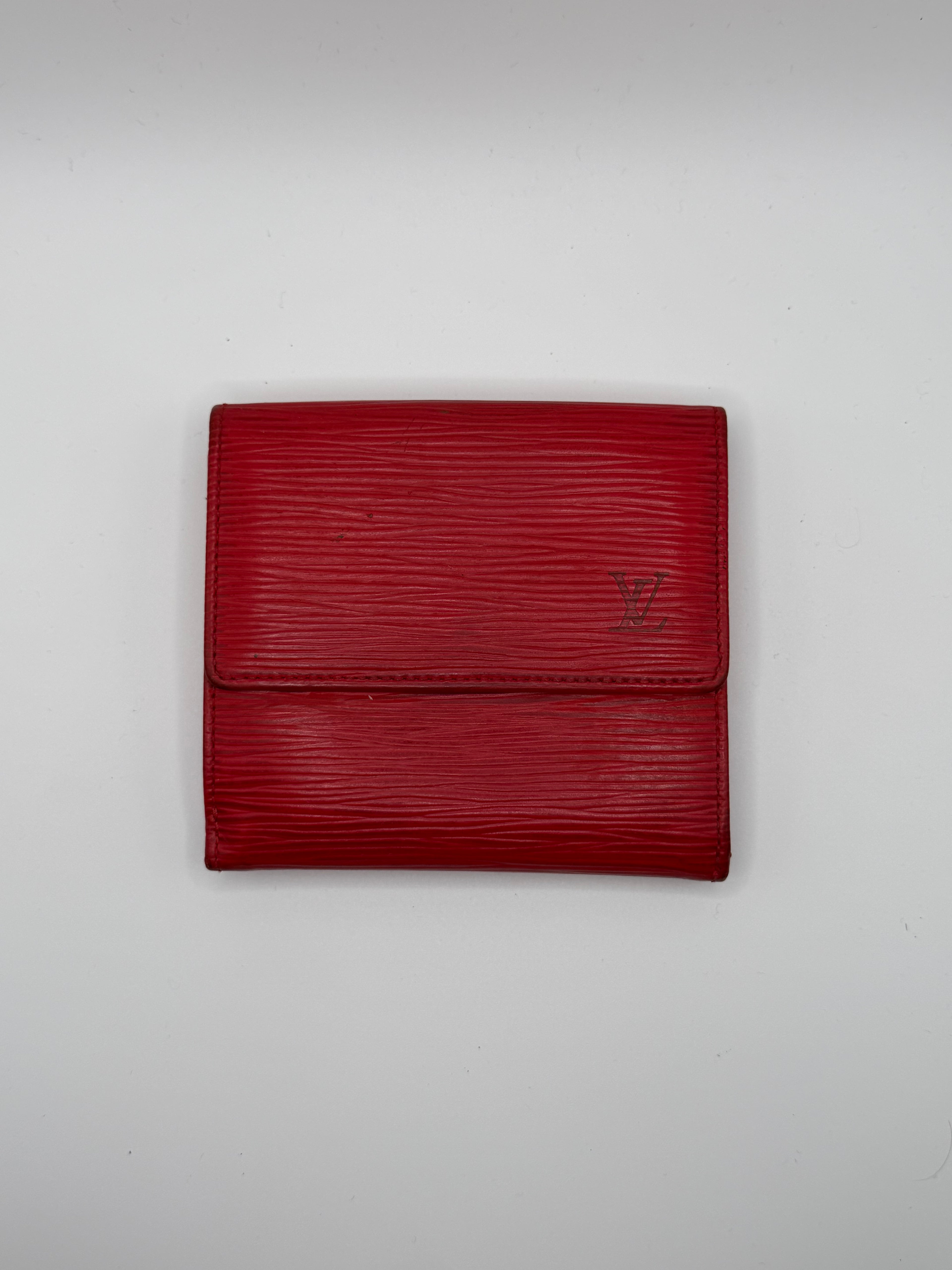 Le Portefeuille Louis Vuitton Élise - Cuir Épi Rouge STYL