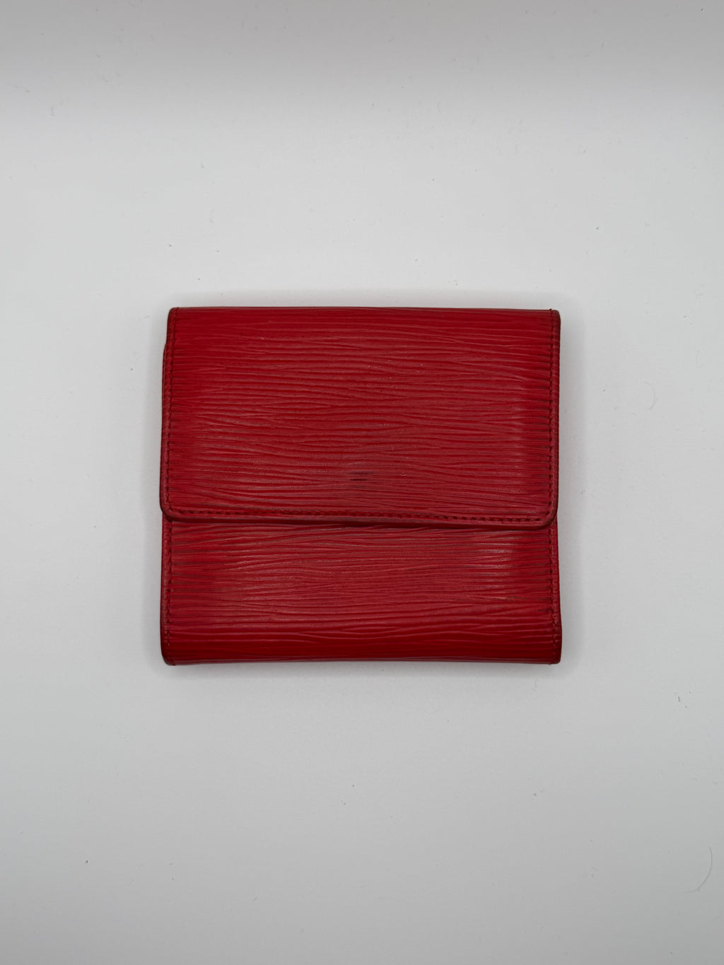 Le Portefeuille Louis Vuitton Élise - Cuir Épi Rouge STYL