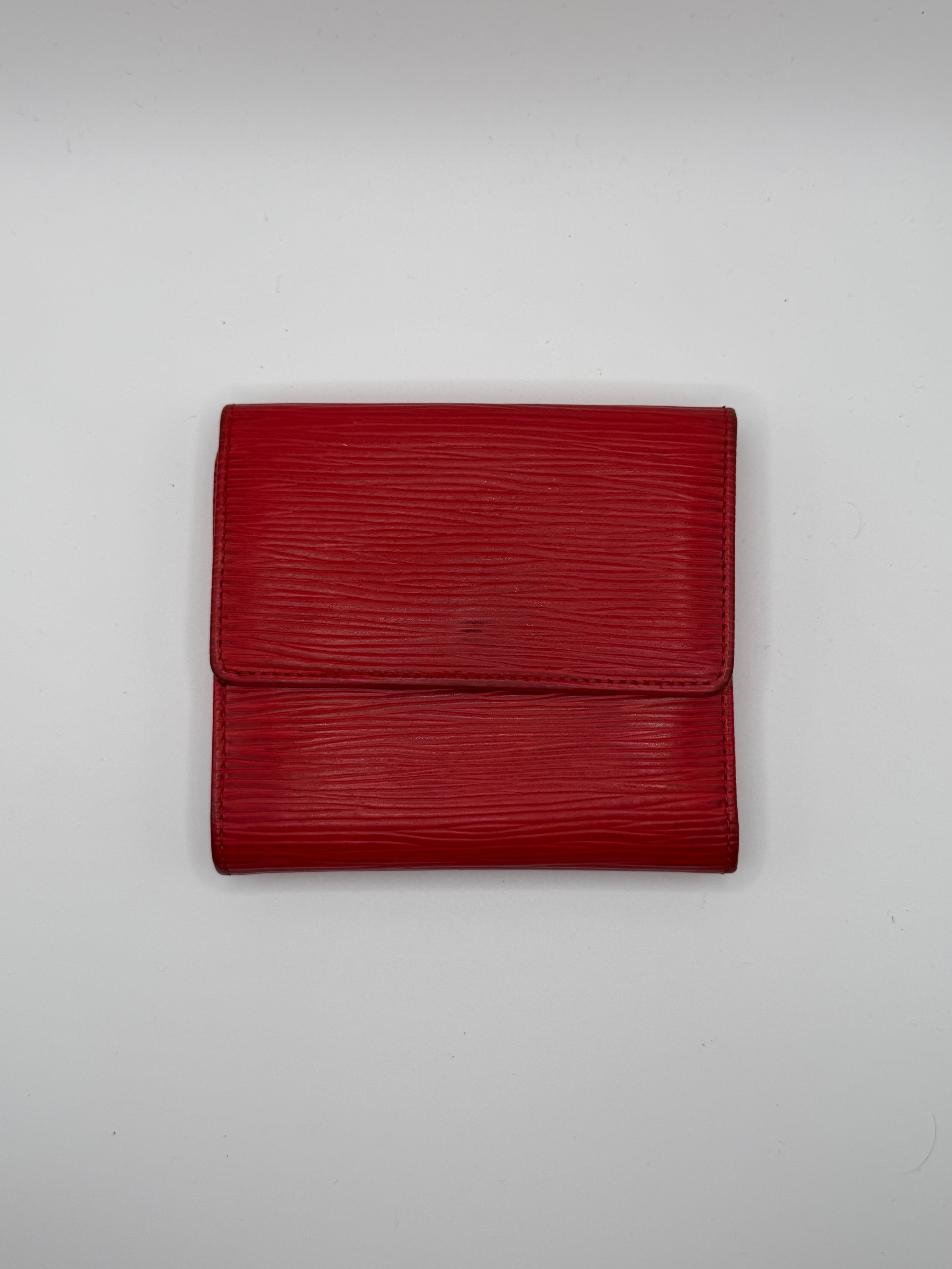 Le Portefeuille Louis Vuitton Élise - Cuir Épi Rouge STYL