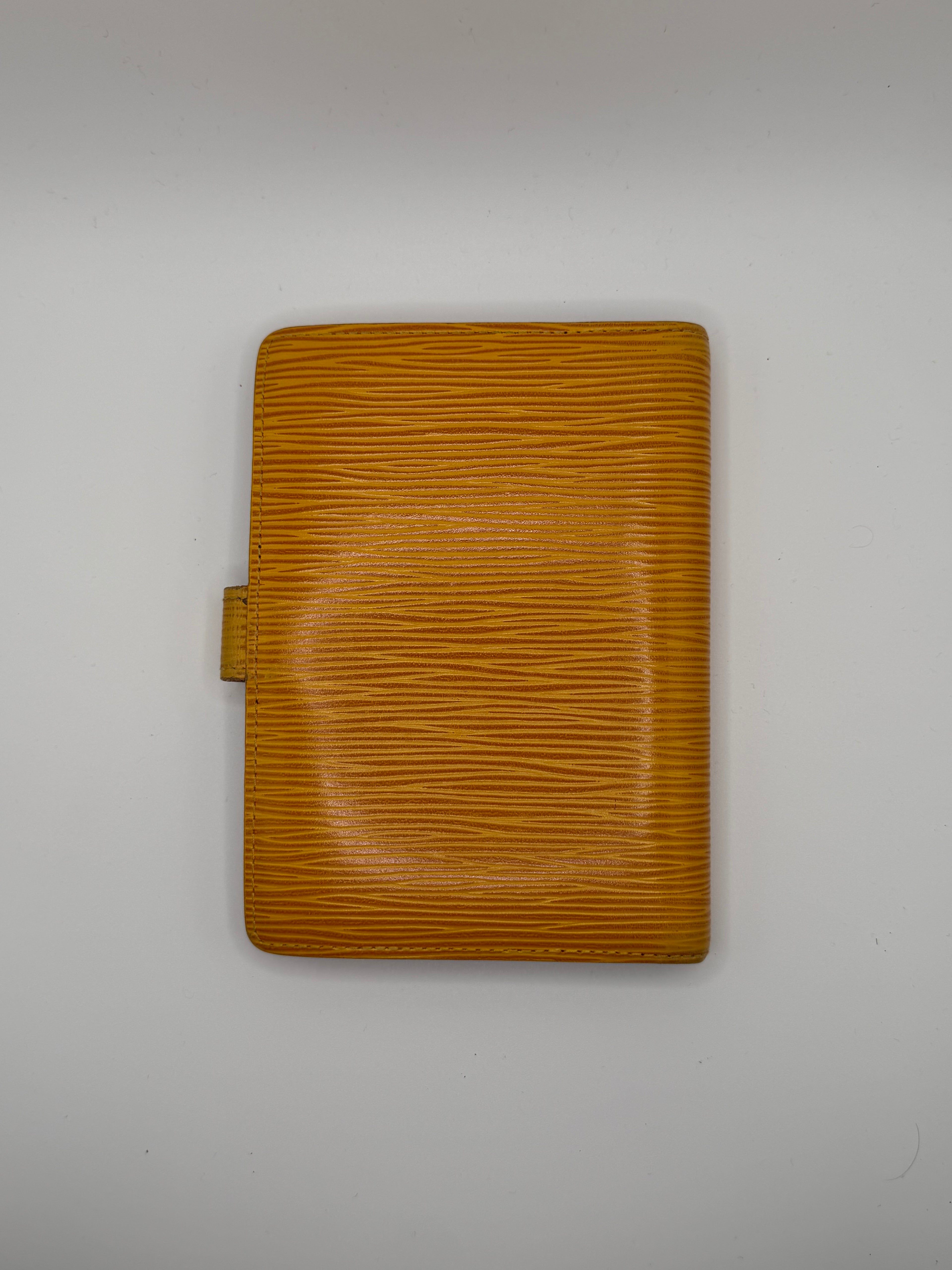 La Couverture Agenda MM Louis Vuitton - Cuir Épi Jaune STYL