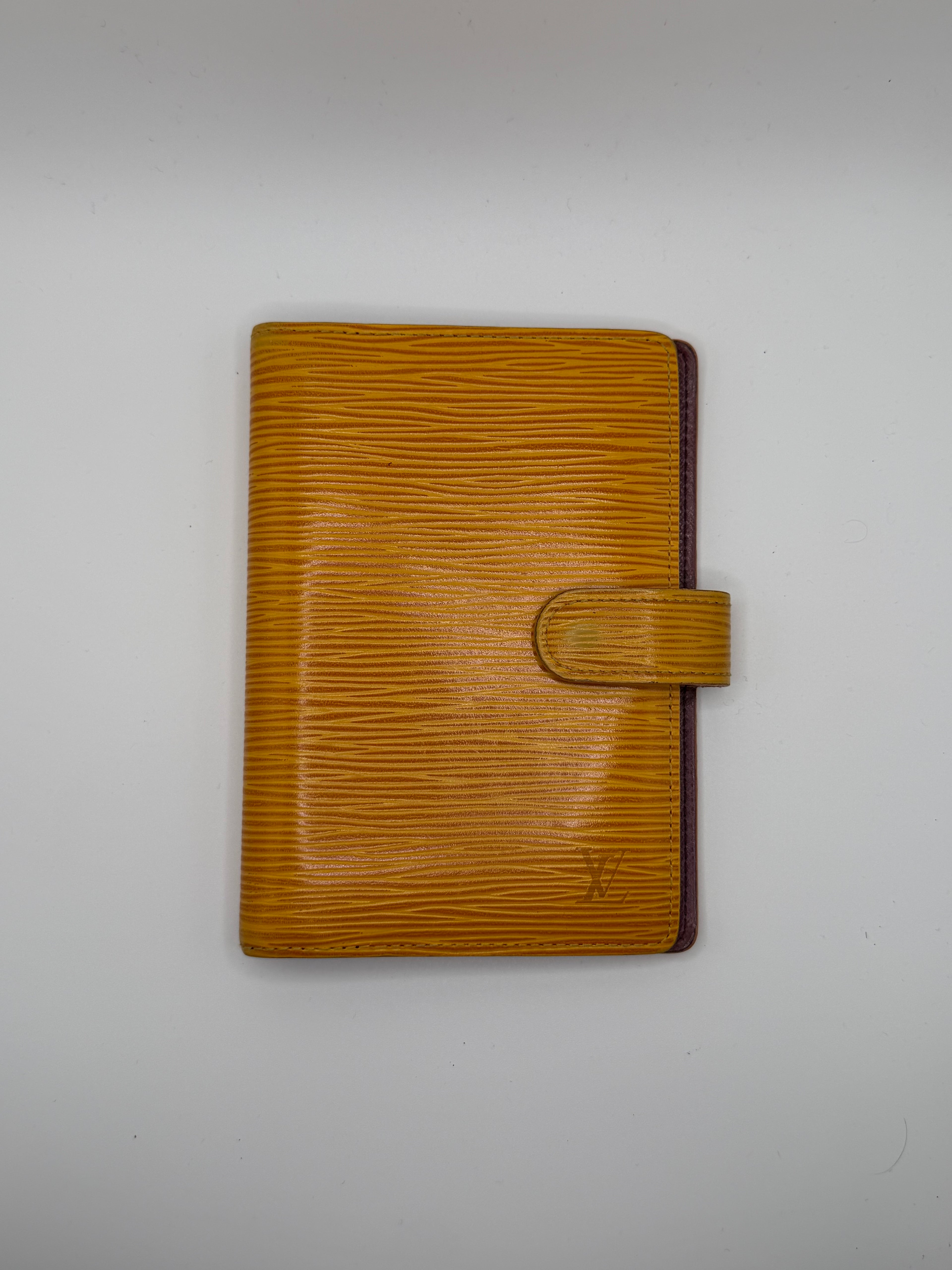 La Couverture Agenda MM Louis Vuitton - Cuir Épi Jaune STYL
