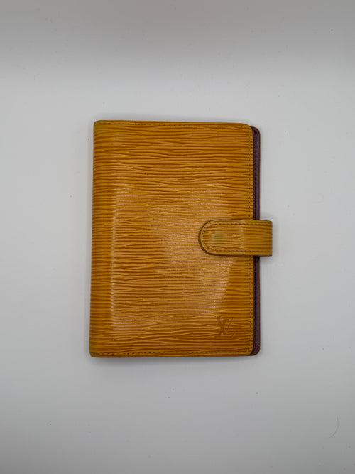 La Couverture Agenda MM Louis Vuitton - Cuir Épi Jaune STYL