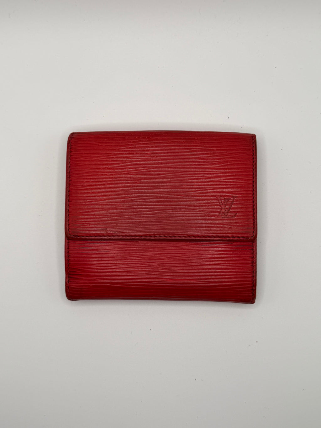 Le Portefeuille Louis Vuitton Élise - Cuir Épi Rouge STYL