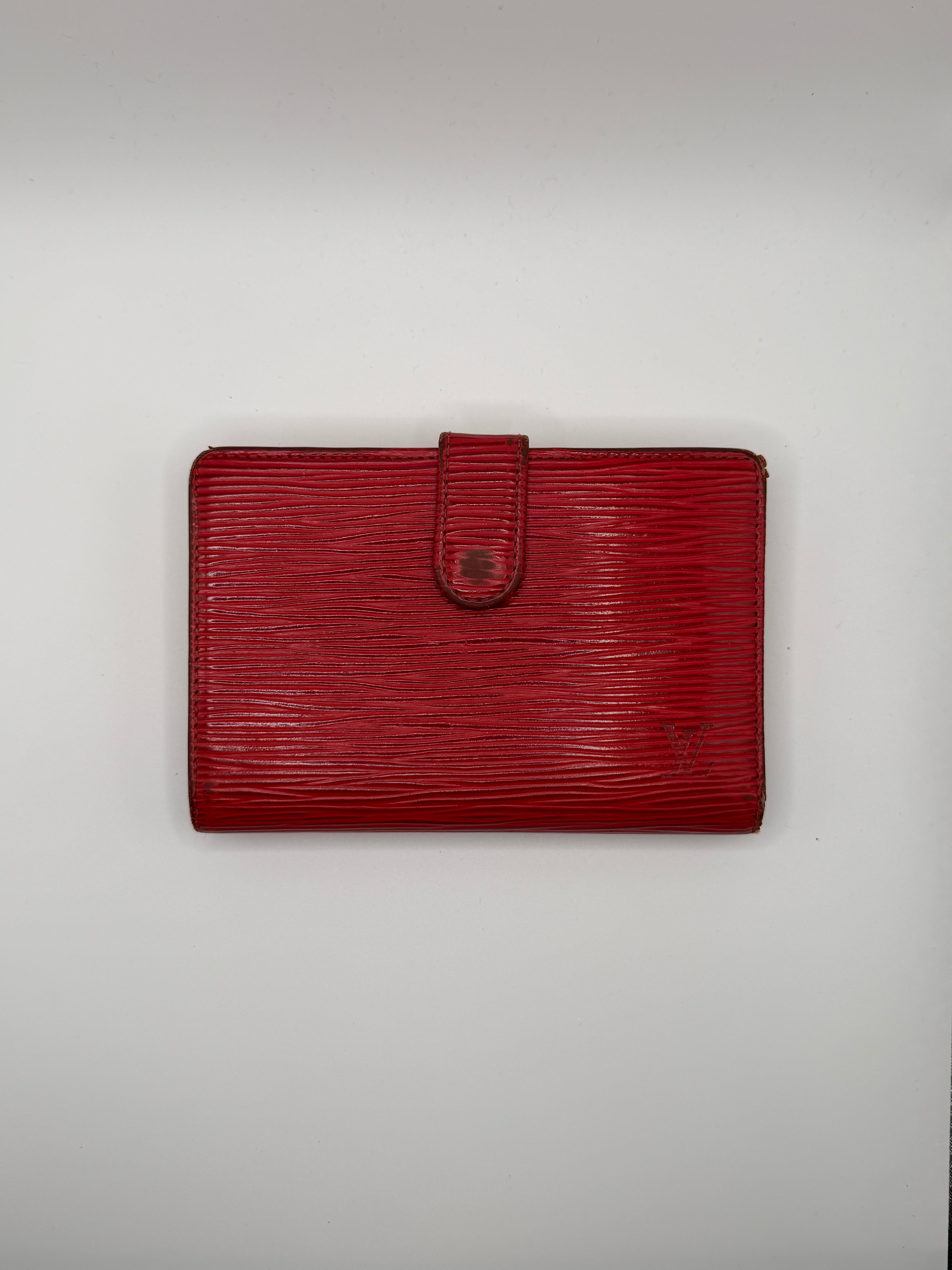 Le Portefeuille Louis Vuitton Viennois - Cuir Épi Rouge STYL