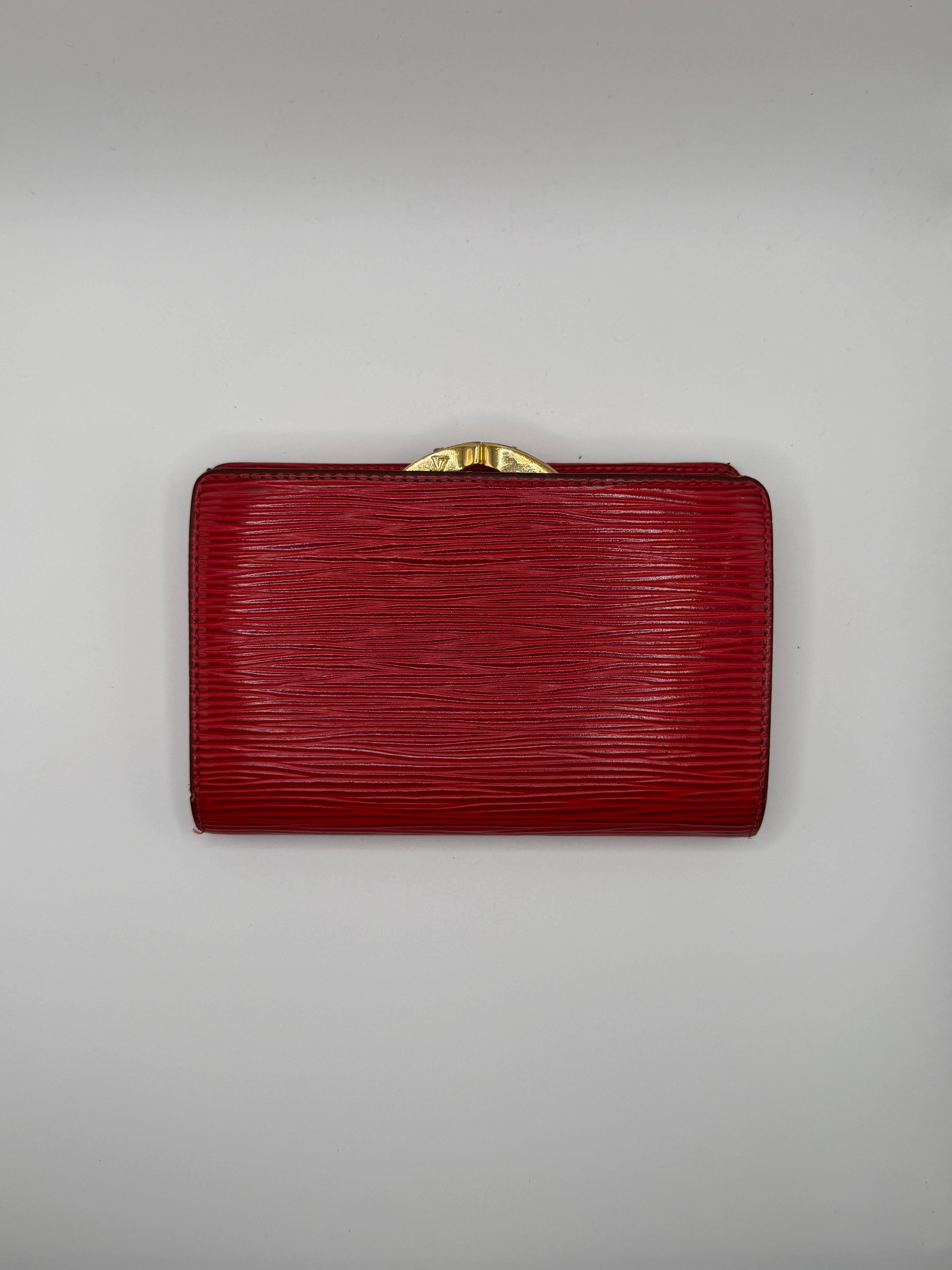 Le Portefeuille Louis Vuitton Viennois - Cuir Épi Rouge STYL