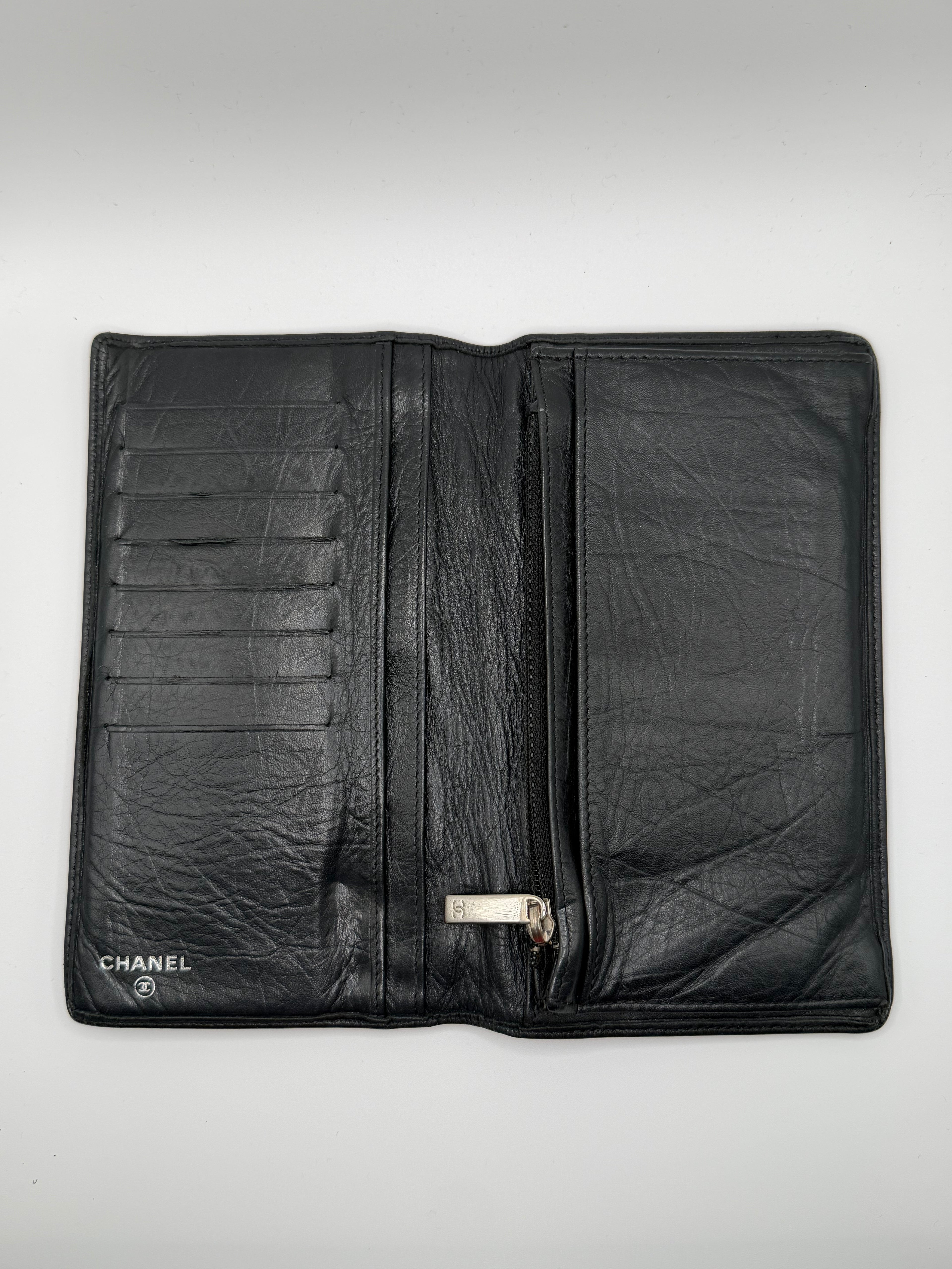 Le Portefeuille Long Chanel Cambon - Cuir Matelassé Noir STYL