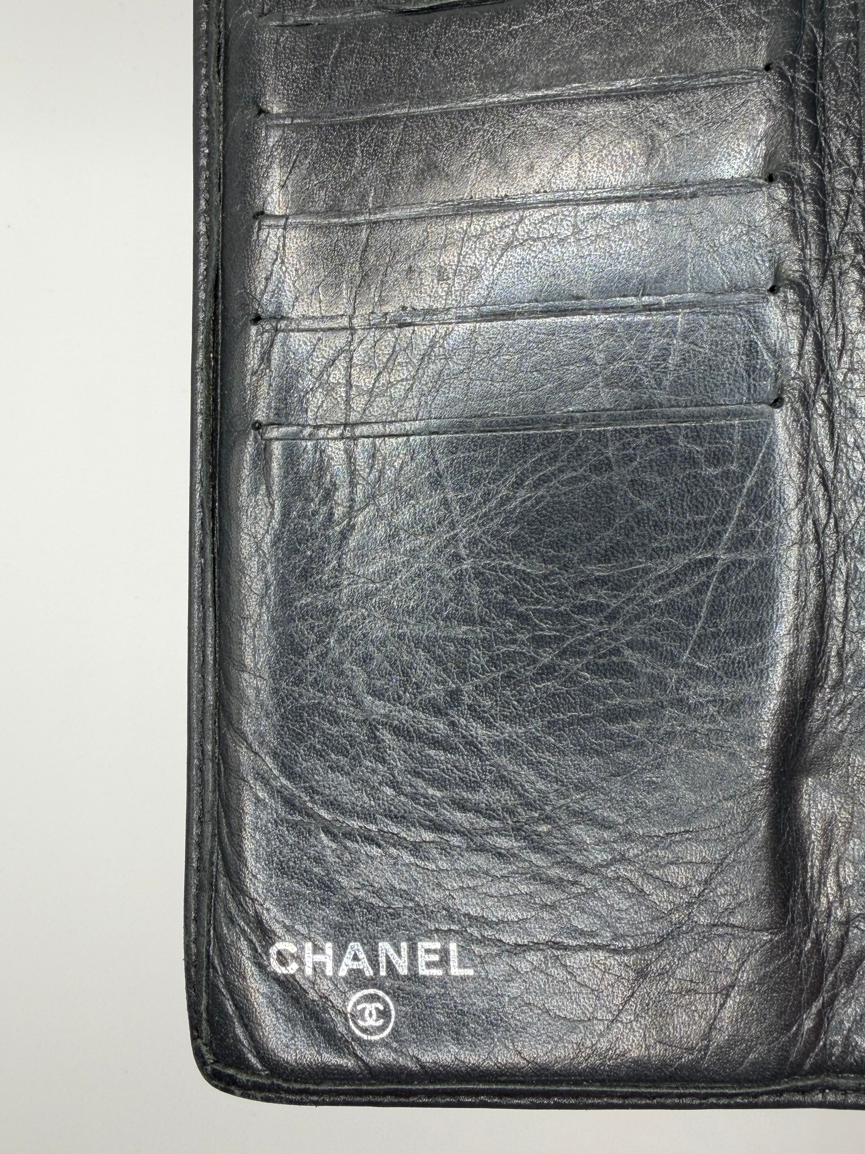 Le Portefeuille Long Chanel Cambon - Cuir Matelassé Noir STYL