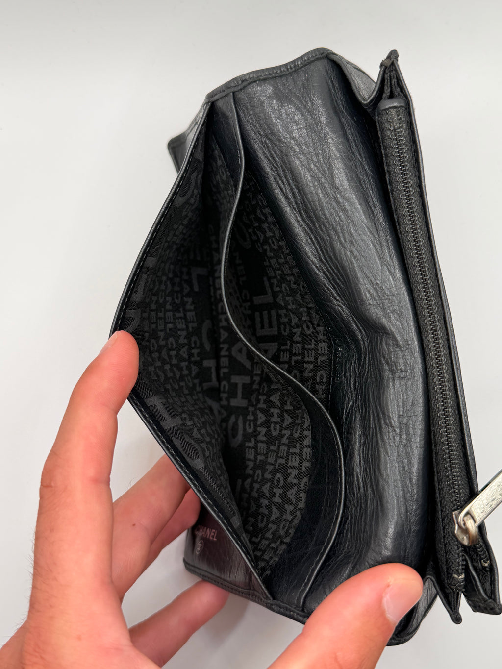 Le Portefeuille Long Chanel Cambon - Cuir Matelassé Noir STYL