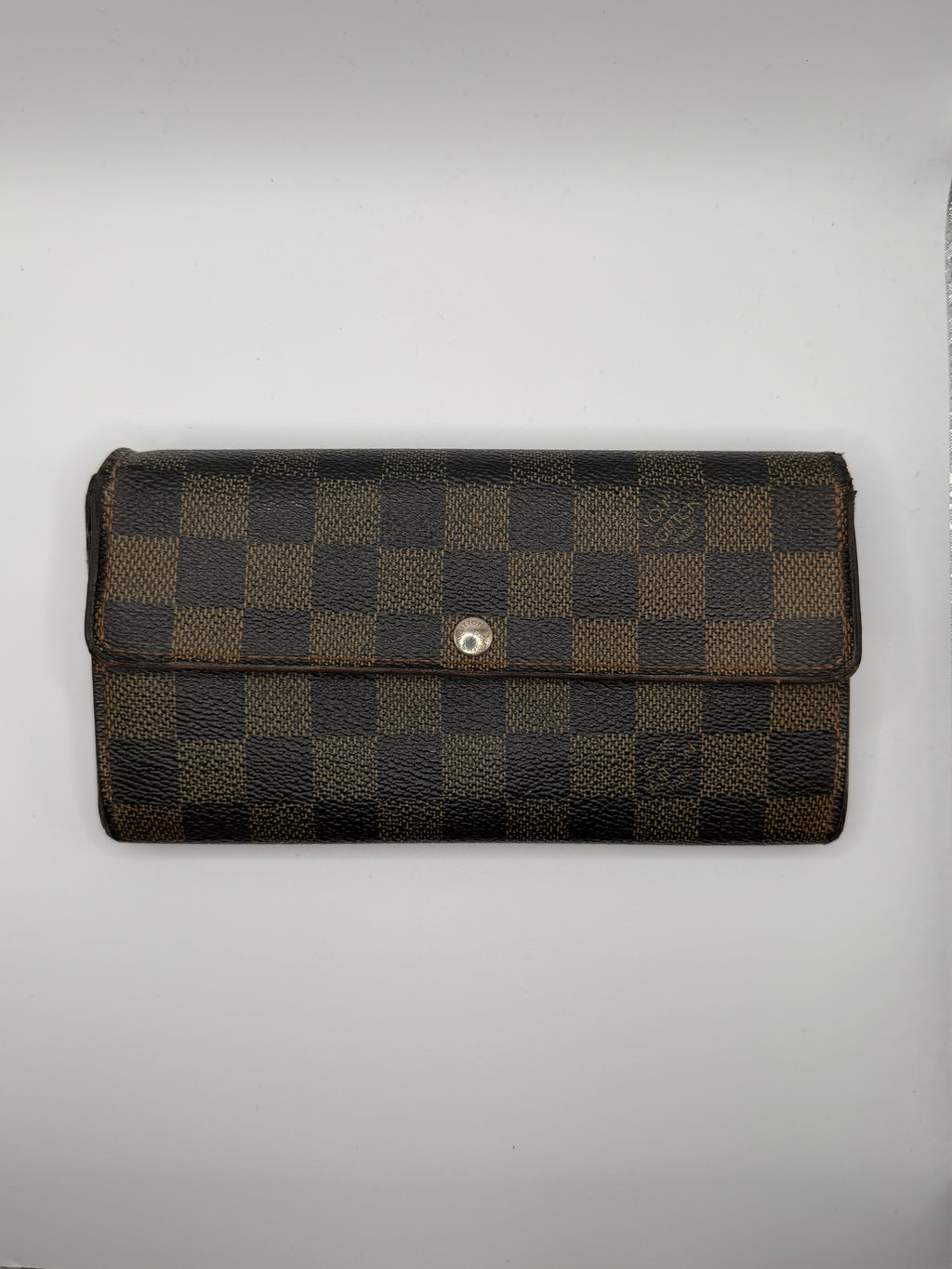 Le Portefeuille Louis Vuitton Sarah - Toile Damier Ébène STYL