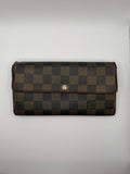 Le Portefeuille Louis Vuitton Sarah - Toile Damier Ébène STYL